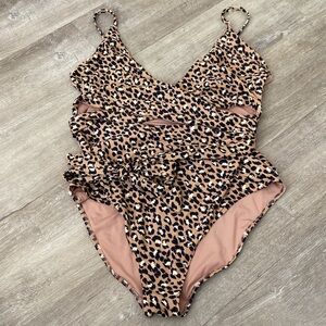 Leopard Print Aerie One Piece